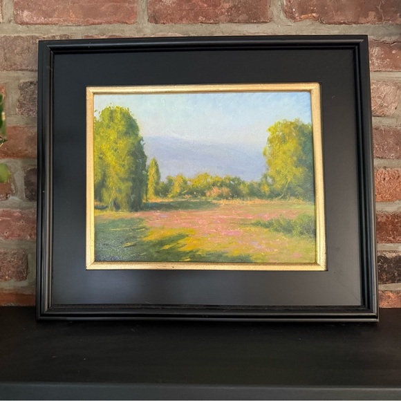 Framed and Signed Landscape Oil Painting by Mark Saenger ready to hang - Picture 1 of 7